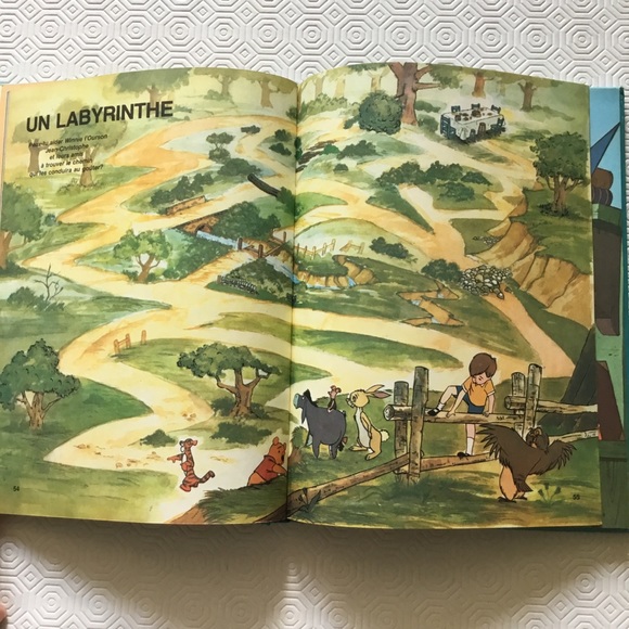 [4/35$] Disney Book Au Royaume des Adjectifs 1976 - Picture 4 of 9